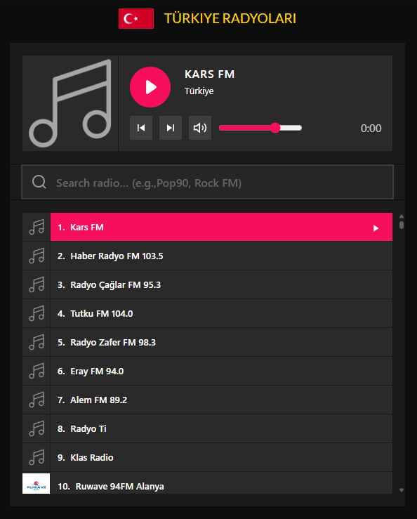 Canlı Radyo Dinle - En İyi Online Radyo Platformu - Online Radyo Dinle