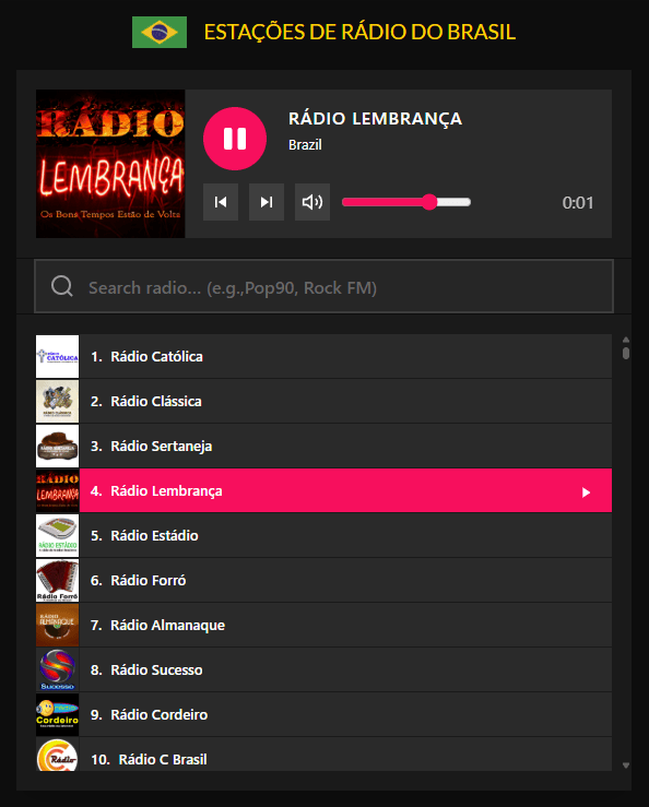 Estações de Rádio do Brasil