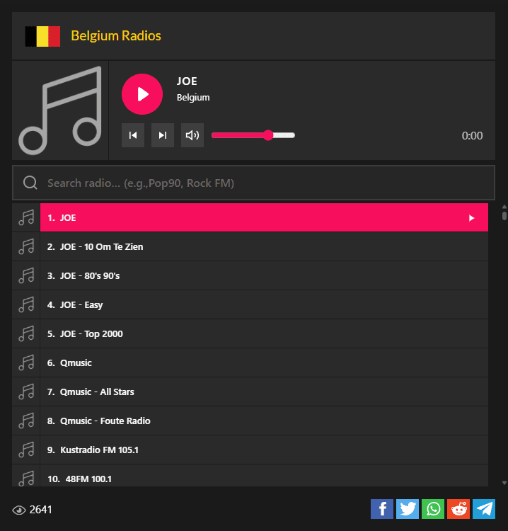 belgië radio zenders, live radio online,