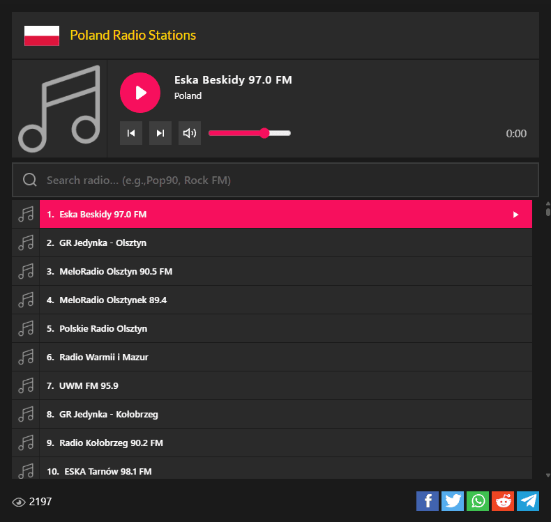 Polskie Stacje Radiowe Online