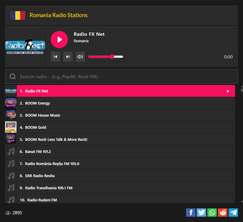 radio romania online platform streaming live